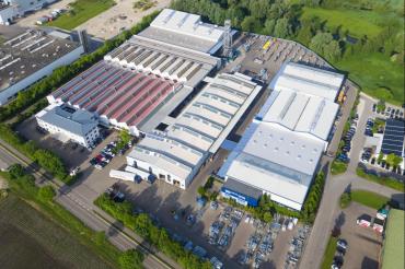 Das Bild zeigt das Unternehmen GEDA in Asbach-Bäumenheim.