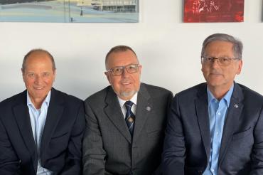 Von links: Robert Wanger, Werner Schlientz und Frank Kutzschbach vom Kiwanis Club Nördlingen