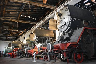 Ausstellung im Bayerischen Eisenbahnmuseum in Nördlingen. 