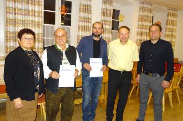 Die geehrten Mitarbeiter