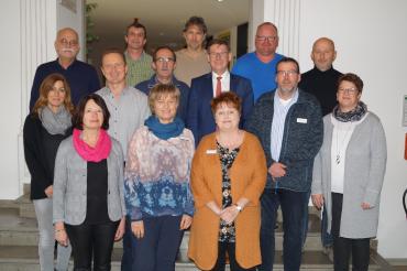 Die geehrten Mitarbeiter des Landratsamtes