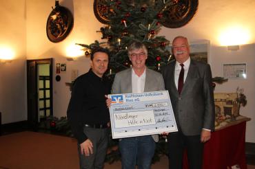 Von links: Prokurist Stephan Wenzel, Geschäftsführer und Gesellschafter Werner Rauch und Oberbürgermeister Hermann Faul 