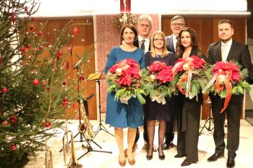 Von links: Elke Ziegelbauer, Bernhard Ströbele, Sonja Meister, Paul W. Ritter, Ute Kotanko, Dominik Schwarz. 