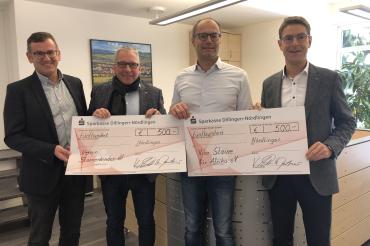 Von links: Vitus Wolf, Manfred Steger, Martin Stumpf und Klaus Gerstmeier