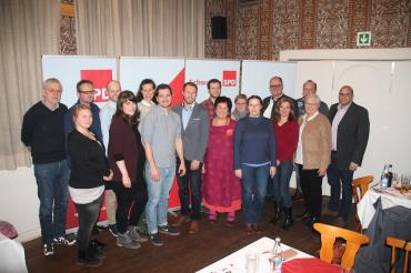 Die Kandidatinnen und Kandidaten der SPD-Liste Oettingen