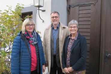 Von links: Dr. Ruth Kilian, Thomas Heitele M.A. und Jutta von Tucher