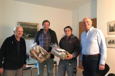 Kürzlich feierte man erneut wieder eine Mitarbeiterehrung im Kalksandsteinwerk Wemding GmbH. 