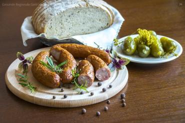 Das Bild zeigt eine Bayerische Brotzeit.