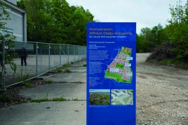 Infotafel Alfred-Delp-Quartier