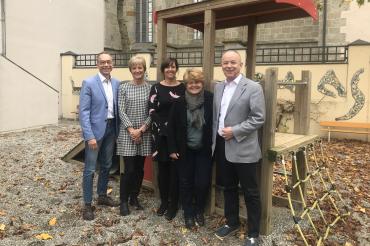 Das Bild zeigt den Besuch der KJF Nördlingen.