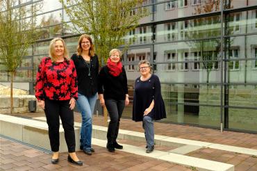 Das Bild zeigt die vier Autorinnen der LeseTour 2020.