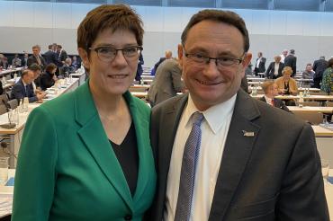 Annegret Kramp-Karrenbauer und Ulrich Lange