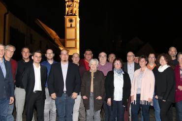 16 Kandidaten treten für die Mertinger Listengemeinschaft Freie Bürger/SPD an. 