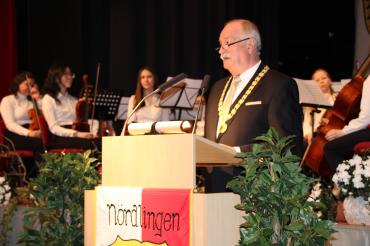 Hermann Faul bei einer Rede