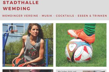 Plakat für den 1. Tag der Vereine in Wemding