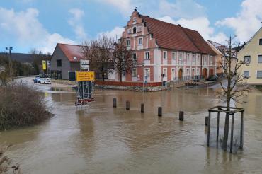 photo Hochwasser Wertingen 2021 hochwasser donau ries aktuell