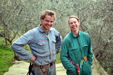 Das Bild zeigt Willy Schmitz zusammen mit seiner Partnerin.