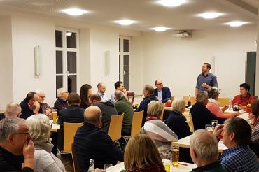 Das Bild zeigt die Wahlversammlung der SPD Oettingen in Lehmingen.