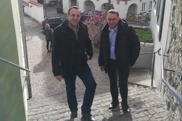 Bernd Spielberger und Ulrich Lange in Harburg