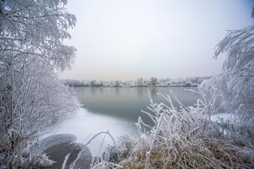 Rainer Weiher im Winter