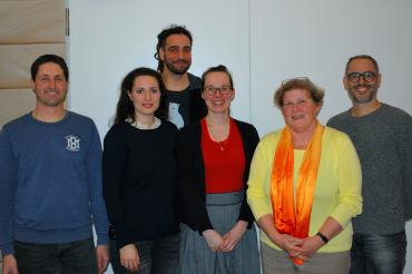 Auf dem Bild zu sehen (von links): 1. Vorstand Christian Schmid, Kassiererin Dr. Martina Achzet, Beisitzer Ludwig Krontahler, Schriftführerin Christine Schmid, Beisitzerin Sieglinde Faltenhauser, 2. Vorstand Benjamin Zucker. 