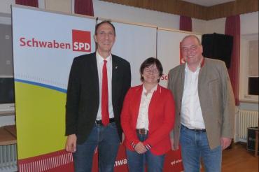 Auf dem Bild zu sehen (von links): Christoph Schmid, Sonja Gernhäuser-Weng, Peter Moll. 