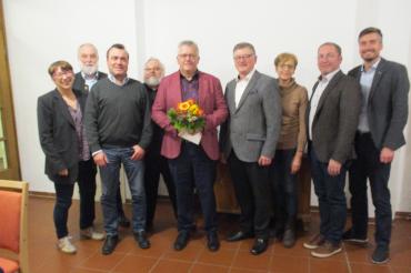 Die Vorstandschaft des Fördervereins mit Einrichtungsleiterin Claudia Riedelsheimer. 