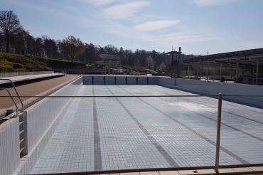 Das Freibad in Nördlingen 