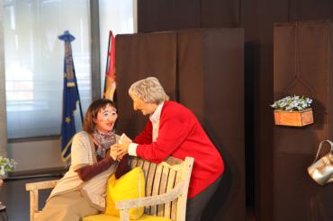 Das Theater Ferdinande aus Kempten tritt mit seinem Demenzstück auch in Donauwörth auf.