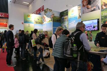 Stand des Ferienlandes Donau-Ries auf der f.r.e.e in München