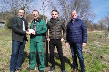 CSU Harburg unterstütz Baumpflanzaktion  in Heroldingen