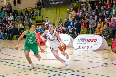 Die 18-jährige Julia Förner traf den entscheidenden Dreier zum 63:58-Sieg gegen Göttingen