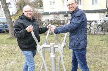Neuer Crosstrainer am Johannisweiher