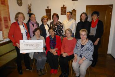 Spendenübergabe beim Landfrauentag in Harburg