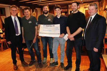 Spendenübergabe auf dem 125-jährigem Jubiläum der Raiffeisen-Genossenschaft in Steinhart