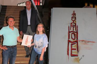 Kunstwerk als Postkarte