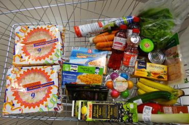 Warenkorb, Einkaufswagen, Supermarkt