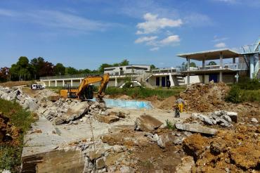 Baustelle Freibad Donauwörth 