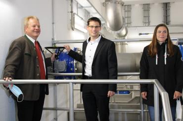 Kilian, Hauber und Eisele im Hochbehälter Ederheim 2