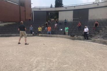 Der Gospelchor Sternenfänger aus Donauwörth traf sich erstmals wieder zu einer Chorprobe.