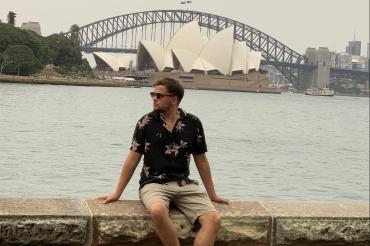 Johannes Schied in Sydney. 