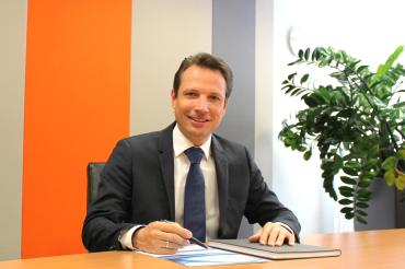 Matthias Bernecker, neuer Leiter Firmenkunden.