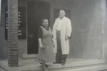 Nach den Kriegsjahren wurde der Familienbetrieb in Nördlingen wieder aufgebaut.