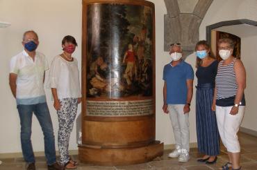 Ein seltenes Epitaph hat der Nördlinger Verein Amici dell’Arte restaurieren lassen. 