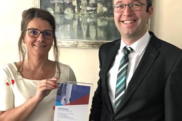 Das Bild zeigt Susan Müller-Meerkatz und Michael Künzler