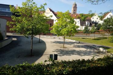 Platz an der Freilichtbühne in Donauwörth. 
