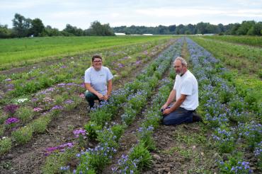 Marieanne Funk und ihr Papa Matthias Funk bewirtschaften gemeinsam den Demeterhof Funk in Oberndorf.