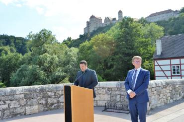 Infostelle Geopark Harburg Eröffnung