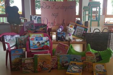 Bücher und Spielsachen