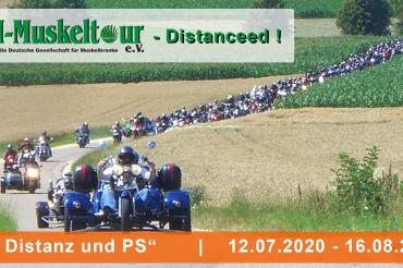 Die für dieses Jahr geplante Motorrad-Rundfahrt wird doch stattfinden, auch wenn etwas anders als gewohnt. Als erste Muskeltour wird diese erstmalig „coronagerecht“ mit Distanz unter dem Motto „Mit Distanz und PS“ durchgeführt.